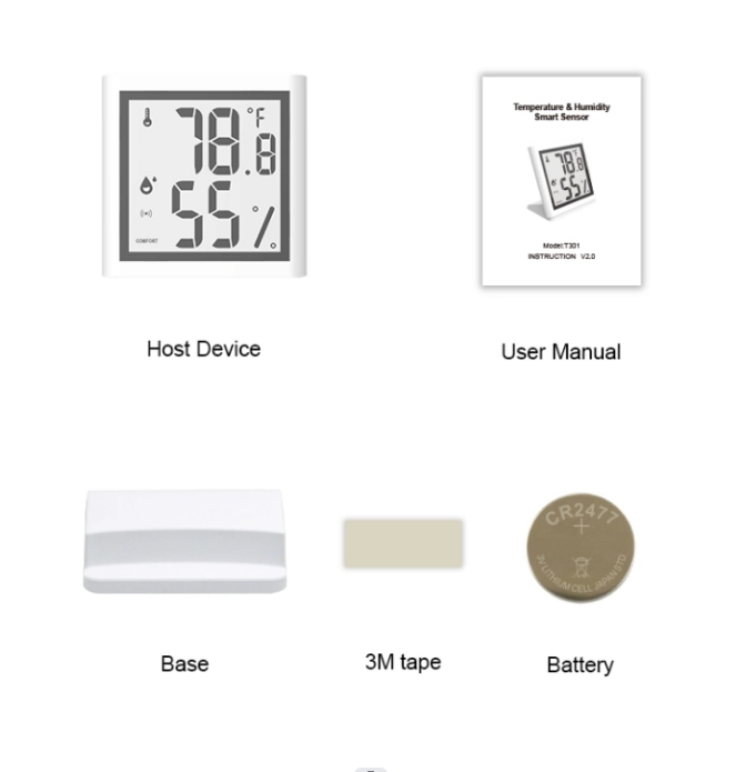 A644 Blutooth Thermometer Hygrometer